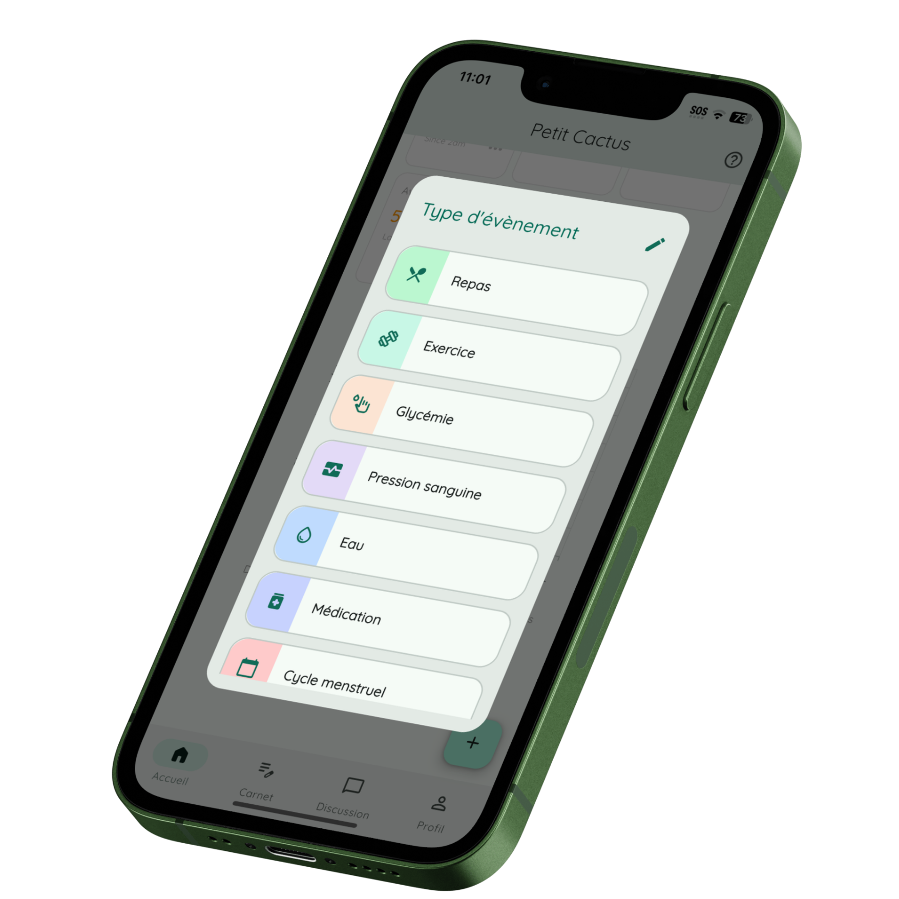 Aperçu application Petit Cactus